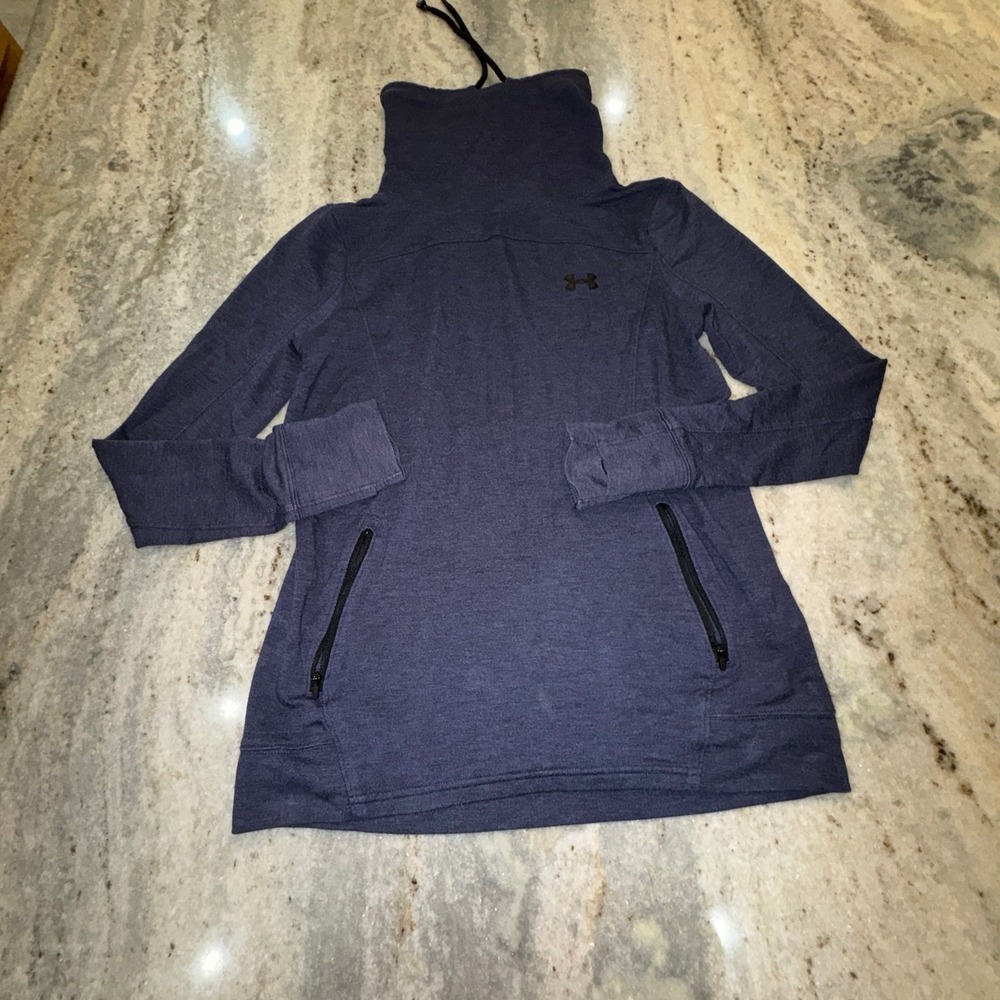 Under Armour Women’s Navy Funnel Neck Pullover